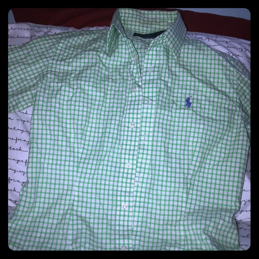 Ralph Lauren’s button down sz 8